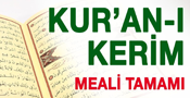 Kur'an-ı Kerim Meali